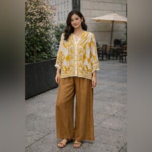 Fig+ Flower Chic top